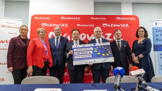 Prawie 5,8 mln zł dla gminy Baboszewo i powiatu ciechanowskiego