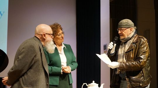 Prof. Bralczyk w Opinogórze. Kto nie był, niech żałuje