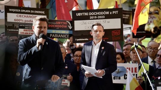Protest samorządowców. Kosiński: Nie ma zgody na wykorzystywanie wojny do finansowej grabieży mieszkańców Polski Lokalnej