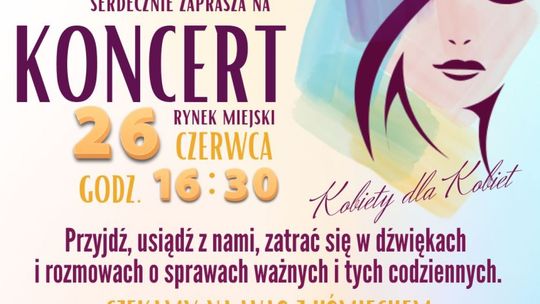 Przasnyska Rada Kobiet zaprasza na wyjątkowe wydarzenie – koncert, słodki poczęstunek i rozmowy na Rynku
