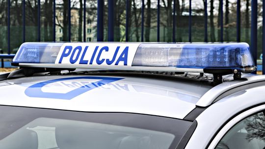 Dach radiowozu ze światłami