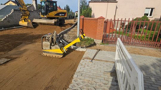 Przebudowa czterech ulic w Mławie z nowym systemem retencji deszczówki
