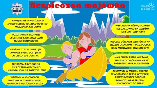 Przeczytaj zanim wyjedziesz na majówkę