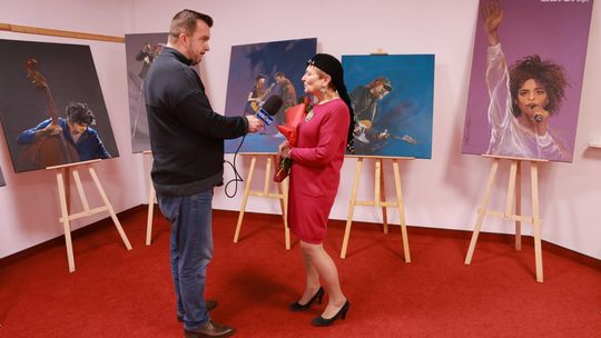 "Przemyślane emocje" - wystawa obrazów Joanny Rodowicz. Autorka mówiła o niej dla Radia Rekord