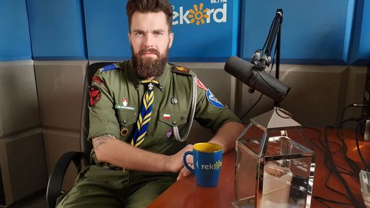 Pwd. Szymon Ostromecki, druh komendant Hufca ZHP Ciechanów gościem w Radiu Rekord, 22.12.2022r.