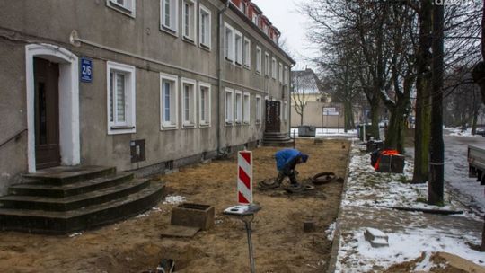 Remont chodnika przy ul. Świętochowskiego