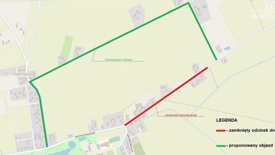 Remont drogi Opinogóra-Długołęka. W poniedziałek kierowców czekają utrudnienia. 