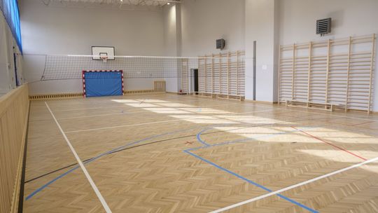 Remont sali gimnastycznej w SOSW w Mławie zakończony