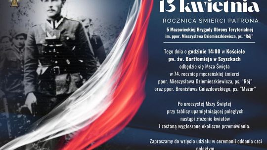 Rój i Mazur – pamiętamy. W Szyszkach uczczą 74. rocznicę śmierci żołnierzy wyklętych