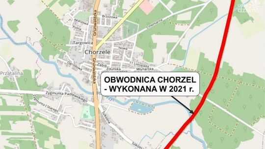 Rondo włączy obwodnicę Chorzel do drogi wojewódzkiej. Niebawem rusza inwestycja