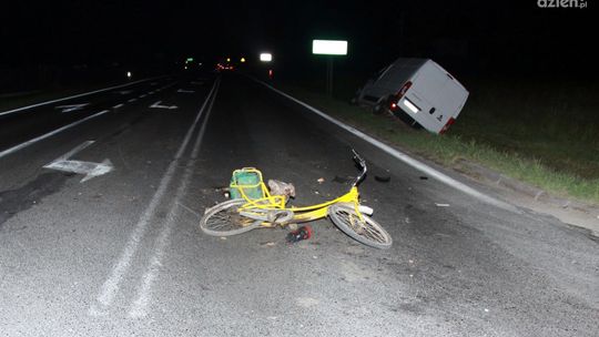 Rowerzysta nie ustąpił pierwszeństwa na siódemce, był nietrzeźwy