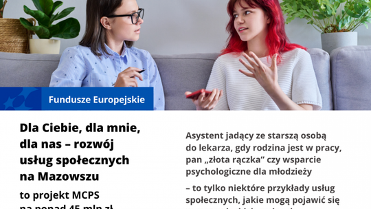 Rozwój usług społecznych na Mazowszu 