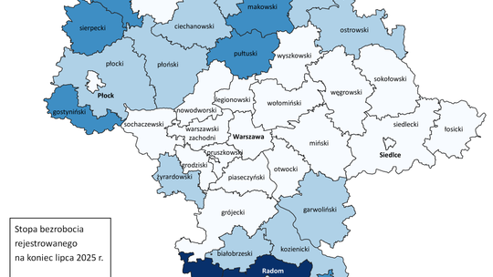 Rynek pracy na Mazowszu łapie zadyszkę. Lipiec przyniósł wzrost bezrobocia i widmo zwolnień grupowych