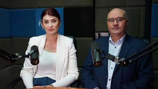 Dr Sandra Brzeska - Zagroba i dr inż. Wojciech Sosnowski w studio Radio Rekord
