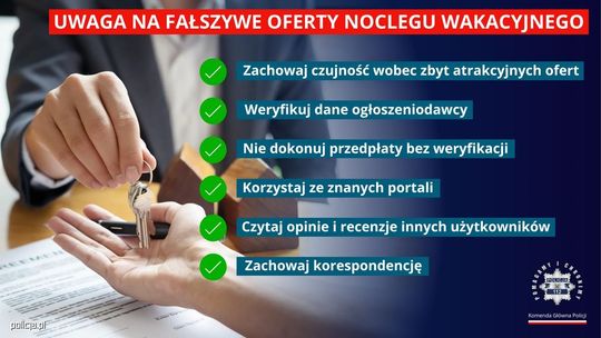 Schemat jest prosty i niestety skuteczny. Podpowiadamy jak nie dać się oszukać metodą "na kwaterę"