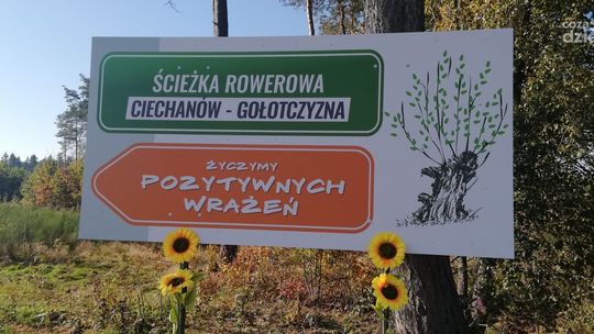 Ścieżka rowerowa Ciechanów-Gołotczyzna już otwarta!