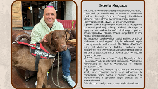 Sebastian Grzywacz – Odlotowy Niewidomy przyjedzie do Ciechanowa Sebastian Grzywacz – Odlotowy Niewidomy przyjedzie do Ciechanowa