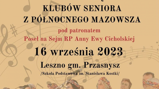 Seniorzy z północnego Mazowsza zjadą się do Leszna. Pokażą na co ich stać 