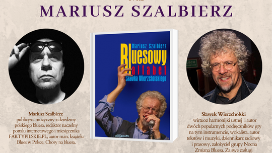 Plakat o wieczorze bluesowym