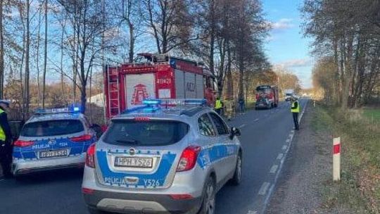 Śmiertelne potrącenie rowerzysty w Gminie Ojrzeń 