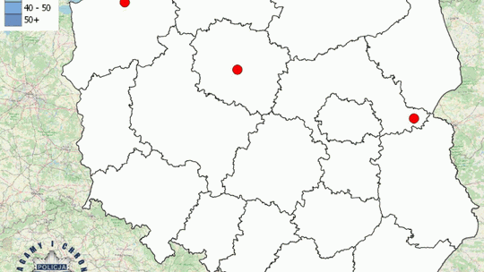 Smutna Mapa Polski: codzienny bilans śmiertelnych wypadków drogowych