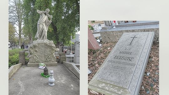 Zdjęcie grobów do odnowienia w przyszłym roku w Ciechanowie