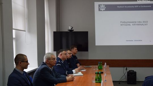 Spotkali się na rocznej odprawie. Policja: Mniej wypadków w powiecie ciechanowskim
