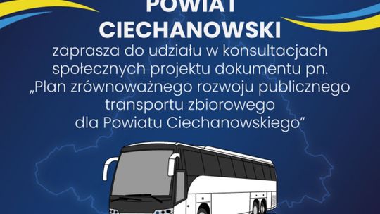 Spotkanie dotyczące planu zrównoważonego rozwoju publicznego transportu zbiorowego dla Powiatu Ciechanowskiego