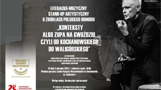 Stand-up literacko-muzyczny już w sierpniu!