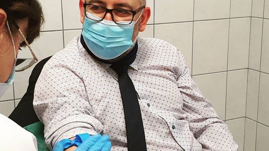 Starosta Bieńkowski oddał osocze