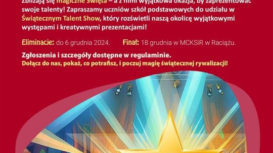 Świąteczny Talent Show w Raciążu: Weź udział i zabłyśnij!