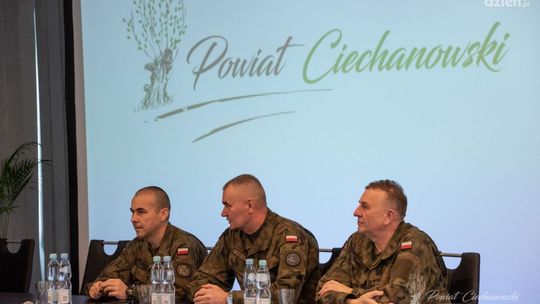 Szkolenie obronne w ciechanowskim starostwie. Było też o piątej dywizji