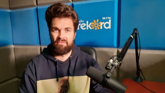Szymon Ostromecki, animator kultury Ciechanowskiego Ośrodka Edukacji Kulturalnej "Studio" w Radiu Rekord