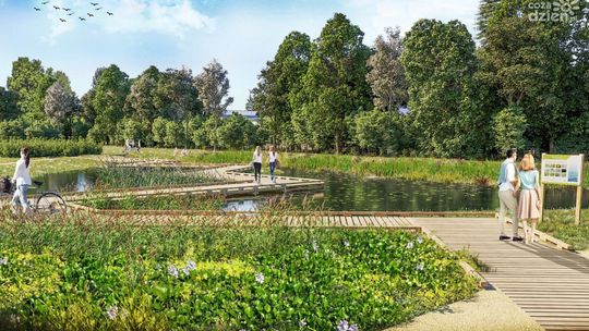 Tak będzie wyglądał park w Gołotczyźnie (wizualizacja)