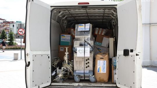 To już dziewiąty transport pomocy humanitarnej z Ciechanowa do Chmielnickiego