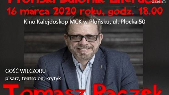 Tomasz Raczek gościem „Płońskiego Saloniku Literackiego”. 