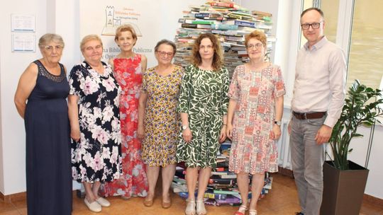 Tradycyjne spotkanie bibliotekarzy w opinogórskiej bibliotece