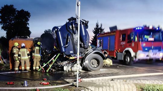 Miejsce wypadku w miejscowości Huta
