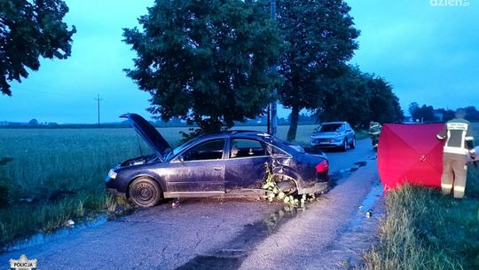 Tragiczny wypadek na drodze relacji Chmielewo Wielkie – Grzebsk