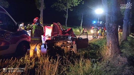 Tragiczny wypadek wydarzył się  między Wolą Pawłowską a Goryszami 