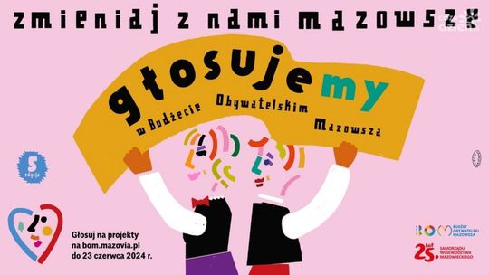 Trwa głosowanie w Budżecie Obywatelskim Mazowsza!