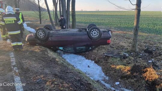 Trzy zdarzenia drogowe - apel policji o ostrożność na śliskich drogach