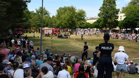 Uczniowie klas mundurowych z wizytą w Centrum Szkolenia Policji