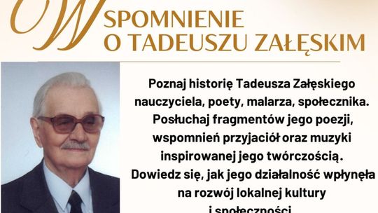 Uczył, jak być dobrym człowiekiem." Krasne wspomina poetę i nauczyciela