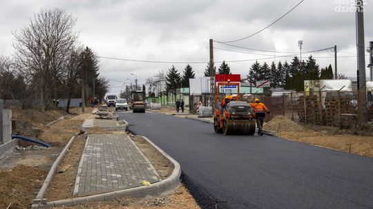 Ulica Śmiecińska w Ciechanowie jak nowa! Kiedy zakończy się remont?