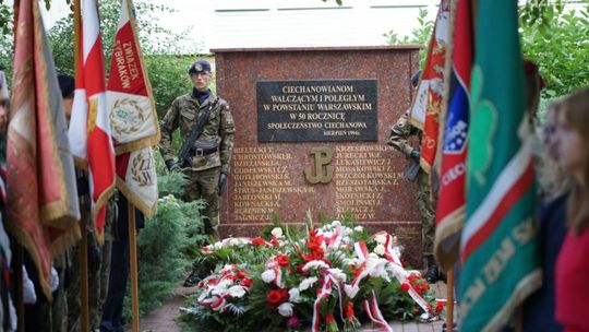 Upamiętnienie 79. rocznicy wybuchu powstania w Ciechanowie