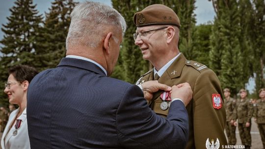 Uroczyste obchody święta 5 Mazowieckiej Brygady Obrony Terytorialnej w Ciechanowie