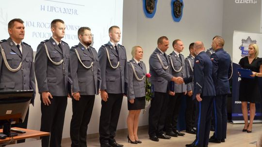Uroczystość w Mławie: 104. rocznica powstania Polskiej Policji Państwowej