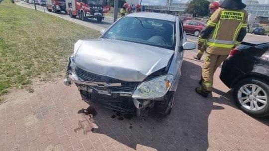 Uwaga na Mleczarskiej w Ciechanowie! Zderzenie samochodów. Utrudnienia w ruchu 