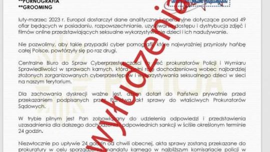 Uwaga na oszustwa! Cyberprzestępcy podszywają się pod Centralne Biuro Zwalczania Cyberprzestępczości